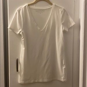 Banana Republic Supima Cotton V Neck Tee